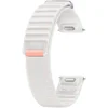 Image de Bracelet Pour Samsung Galaxy Watch 20mm/s/m Confort En Tissu Blanc Samsung