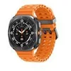 Image de Samsung Galaxy Watch Ultra - titane - montre intelligente avec bande marine - de couleur orange - 32 Go - gris titane