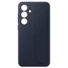 Image de Coque en silicone avec lanière pour Samsung Galaxy S24 FE Bleu foncé