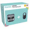 Image de Pack Ecouteurs Sans Fil Samsung Galaxy Buds3 Pro Bluetooth Avec Réduction Active Du Bruit Argent + Smarttag2 Noir