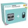 Image de Pack ecouteurs sans fil samsung galaxy buds3 pro bluetooth avec réduction active du bruit argent + smarttag2 noir