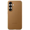 Image de Coque pour Galaxy S25 Collection Kindsuit en Cuir Premium Samsung Dorée