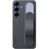 Image de Coque Samsung Galaxy S25+ Silicone Grip avec Lanière Fonction Stand Noire SAMSUNG