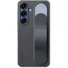 Image de Coque Samsung Galaxy S25 Silicone Grip avec Lanière Fonction Stand Noire SAMSUNG