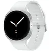 Image de Samsung Galaxy Watch8 - Montre connectée 44 mm argent avec bracelet sport caoutchouc blanc M/L en occasion ou reconditionné