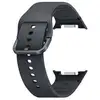 Image de Accessoires bracelet et montre connectée samsung sport en silicone graphite pour galaxy watch series 130mm m l ET-SNL33LB