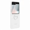 Image de Coque En Silicone Blanc Avec Anneau G Pour Samsung Galaxy Z Flip 6 Et 7 Fe