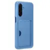 Image de Coque Et Étui Téléphone Mobile Samsung Avec Porte Carte Bleu Arctique Pour Galaxy A17 4g Et 5g