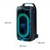 Image de Enceinte - Mx St50f/xe - 240 W - Effets Lumineux - Bluetooth - Batterie 18h - Roues Intégrées - Noir