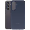 Image de Coque - SAMSUNG - Galaxy A57 - Silicone lisse - Bleu nuit - Rebords surélevés