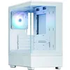 Image de Boîtier Pc P10 Mini Tour M-atx Blanc Verre Trempé Usb-c Et A-rgb