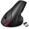 Image de Souris optique Modèle vertical Design ergonomiqueWireless - Batterie Rechargeable - Ergonomique - Prévention du syndrome de la sour