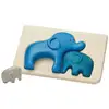 Image de Plantoys Jouets En Bois Puzzle Éléphant