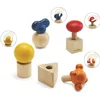 Image de Plantoys Jouets En Bois Écrous Et Boulons