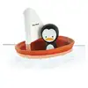 Image de Bateau Pingouin Plan_toys Jouet Bain Multicolor Bois