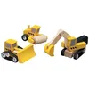 Image de Plantoys Jouets En Bois Ensemble De Construction De Routes