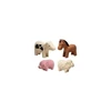 Image de Jouet En Bois Plan Toys 4 Figurines Animaux De La Ferme
