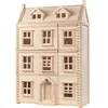 Image de Maison de poupées - PLAN TOYS - Référence PT7167 - Victorienne 4 niveaux - Bois hévéa recyclé - Fenêtres coulissantes