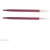 Image de Aiguilles circulaires interchangeables - KNITPRO - Prune - 6 mm - Confort et flexibilité