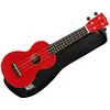 Image de Mahalo MR1 RD Rainbow Soprano Red + Housse Ukulélé