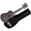 Image de Mahalo MS1TBK Slimline Soprano Noir Satin + Housse Ukulélé