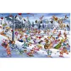 Image de Puzzle 1000 pcs - PIATNIK - Ruyer : Ski de Noël - Dessins animés et BD - Mixte - A partir de 12 ans