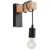 Image de Applique 1x E27 Max 40w, Industriel Métal Noir Eglo Townshend