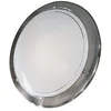 Image de Plafonnier Metal/verre Nickel