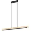 Image de Suspension en m tal et bois 110 cm CAMACHO coloris noir