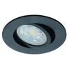 Image de Kit 1 Spot Encastré Connecté Zigbee Bluetooth Saliceto Blanc/couleurs, Rond Noir