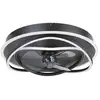 Image de Ventilateur acrylique noir namori led int 4x9w