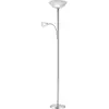 Image de Lampe mère et enfant chrome satiné abat-jour en verre optique 1x e27 3000k