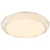 Image de Plafonnier décoratif encastré blanc 1 led rgb à intensité variable 3 000-6 500 k avec télécommande