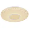 Image de Plafonnier encastré en verre à motifs blanc, 1 led rvb, intensité variable 3 000-6 000 k, télécommande