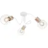 Image de Plafonnier semi-encastré multi-bras blanc 3x e27