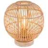 Image de Lampe à poser bambou nature Interrupteur D:300 H:335 excl. 1xE27 60W 230V