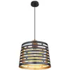 Image de Globo ablona suspension cylindrique 35 cm, noir mat, 1 ampoule e27