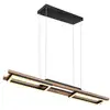 Image de Plafonnier suspendu noir mat 3 led 3000 k