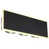 Image de Applique murale led intégrée 9x25cm noir mat led 3000k