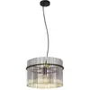 Image de Globo gorley suspension, abat-jour en verre fumé noir mat, 1 culot e27