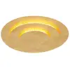 Image de Plafonnier semi-encastré led intégré 35 cm couleurs dorées led 3000 k