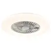 Image de Globo alva ventilateur de plafond blanc mat, 1 led rgb, intensité variable 3 000-6 500 k, télécommande, minuteur