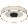 Image de Plafonnier semi-encastré à led intégré, blanc mat, led à intensité variable, 2 700-6 500 k, télécommande