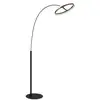 Image de Lampadaire led intégré noir mat led dimmable 3000-6000k