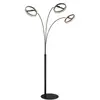 Image de Lampadaire led intégré noir mat led à intensité variable 3000-6000 k variateur tactile