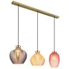 Image de Globo jessica suspension de bar, abat-jour en verre mat, couleur or, 3 ampoules e27