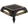 Image de Globo solarleuchte spot extérieur carré à led noir mat ip65 3000 k