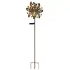 Image de Globo solarleuchte lampe d'extérieur portable couleur rouille ip44, abat-jour en verre transparent, led 3 000 k
