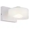 Image de Globo belinda applique murale led intégrée, abat-jour en verre opale blanc mat, led 4 000 k