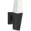 Image de Applique Murale Extérieure Eglo Farindola Uplight 32.5 Cm Noir Métal